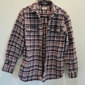 JACHS Men's Cotton Plaid Flannel Button Down Shirt Size XL